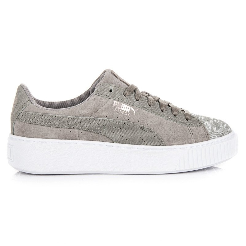 Puma Suede Platform Peblle WN`S grigio