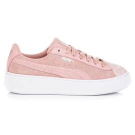 Puma Suede Platform Pebble WN`S rosa