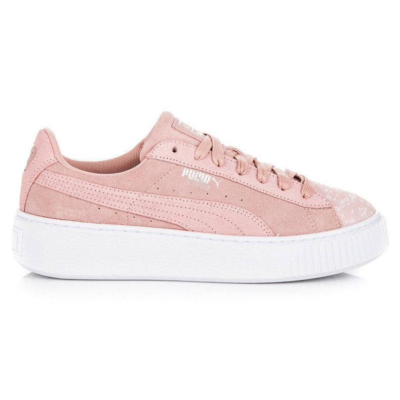 Puma Suede Platform Pebble WN`S rosa