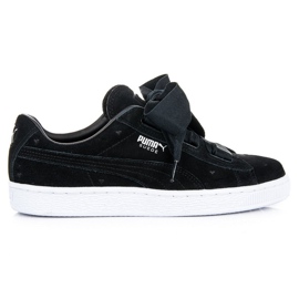 Puma Suede Heart Valentine Jr nero