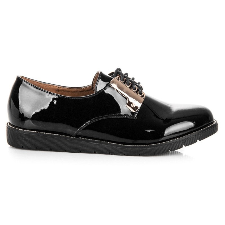 Best Shoes Scarpe comode laccate nero