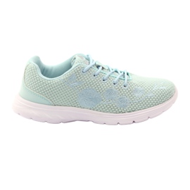 American Club Scarpe sportive con sottopiede in pelle americana multicolore blu