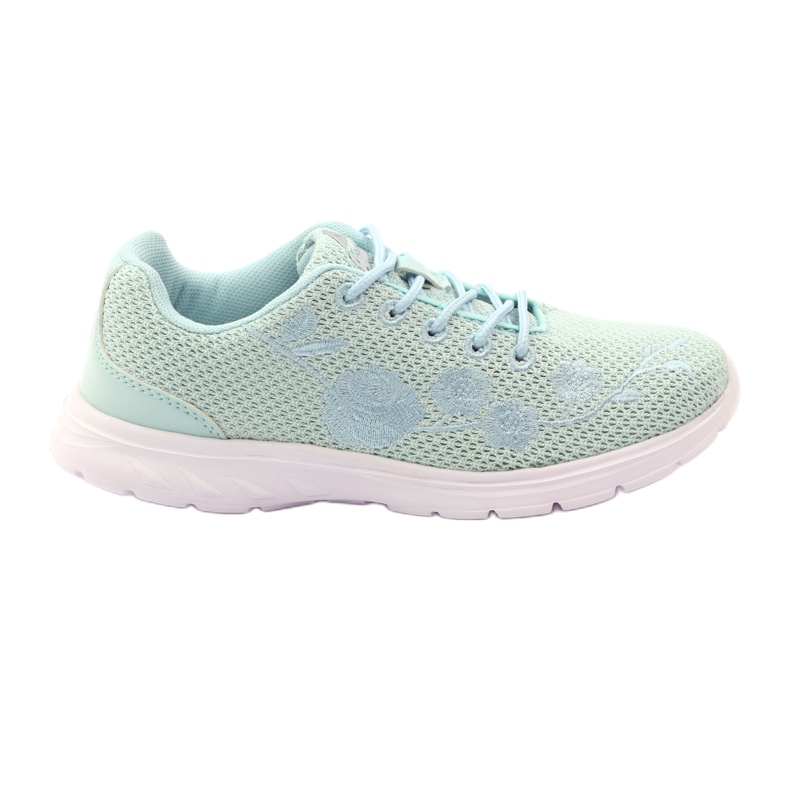 American Club Scarpe sportive con sottopiede in pelle americana multicolore blu