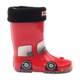 American Club Calza Galoshes più soletta RED CAR rosso grigio nero