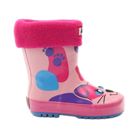 American Club Calza Galoshes + inserto gattino americano rosa