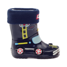 American Club Stivali di gomma, calzino + inserto American TRUCK giallo rosso blu navy