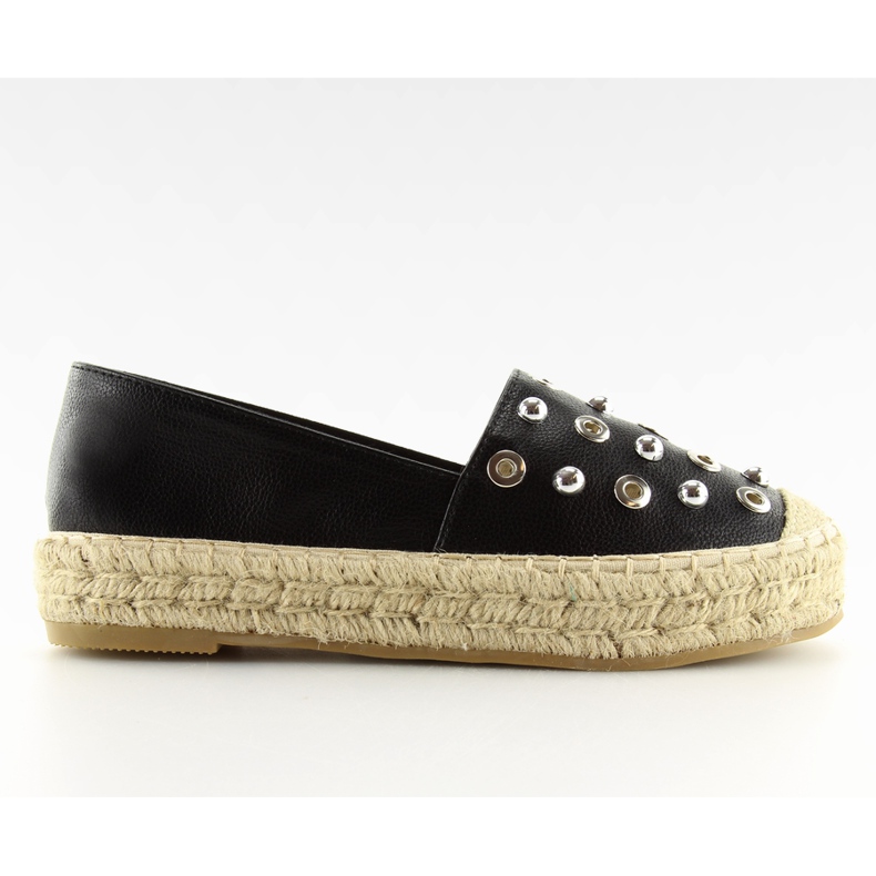 Espadrillas nere 7680 nere nero