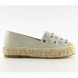 Espadrillas grigie da donna 7680 Grigio