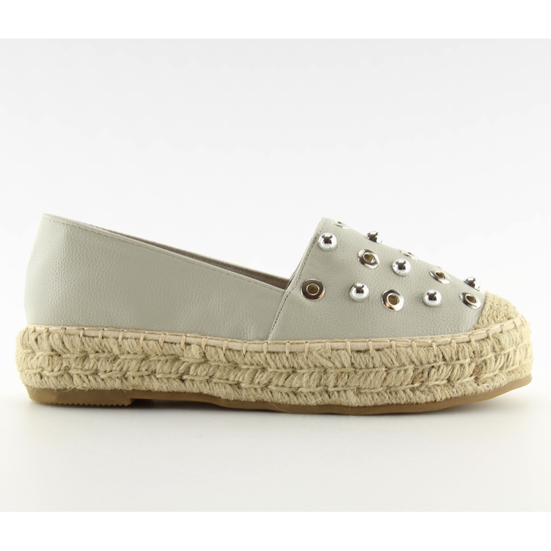 Espadrillas grigie da donna 7680 Grigio