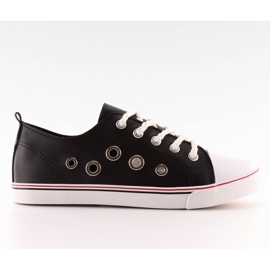 Scarpe da ginnastica nere da donna FG-2767 nere nero