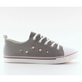 Sneakers da donna grigie FG-2767 grigie grigio