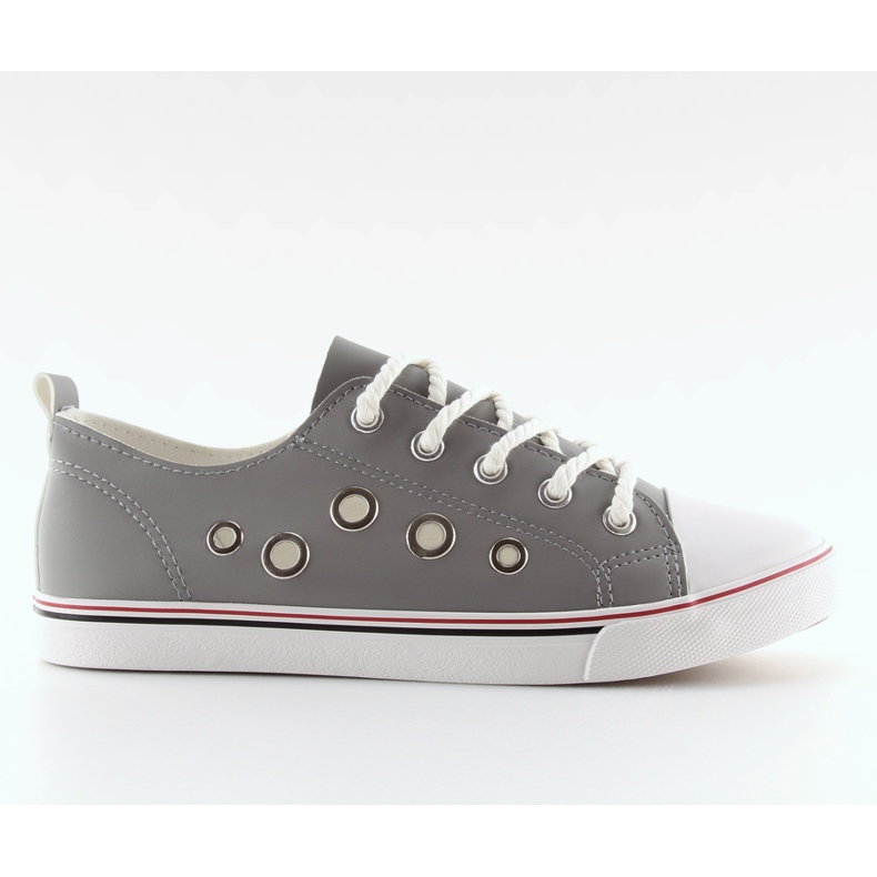 Sneakers da donna grigie FG-2767 grigie grigio