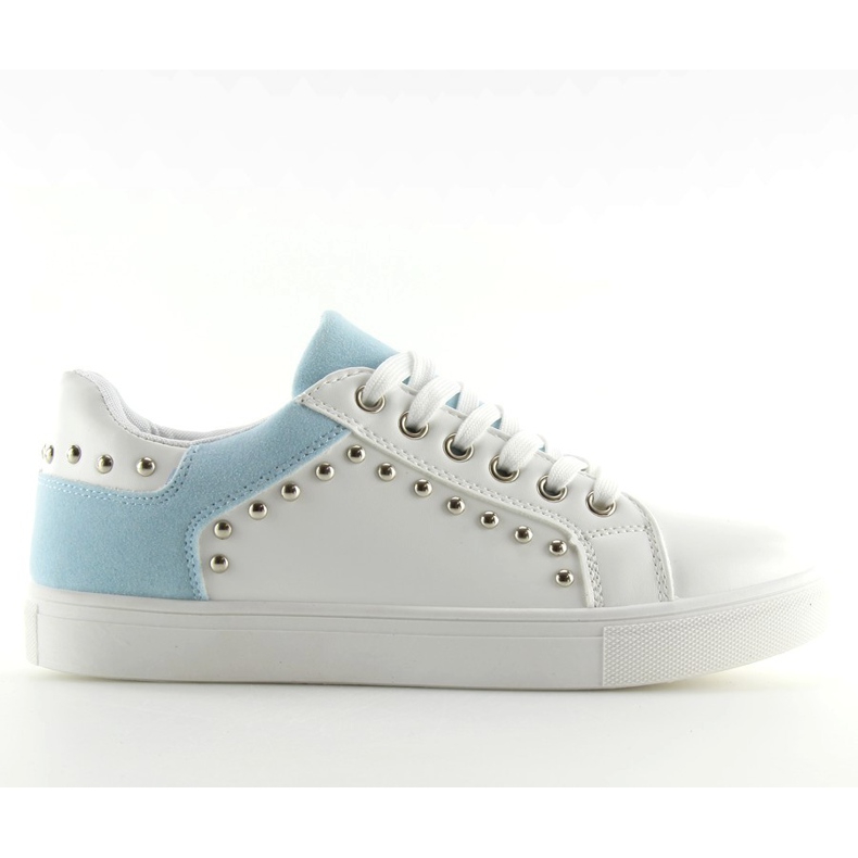 Sneakers donna bianche e blu LA09 Blue bianca