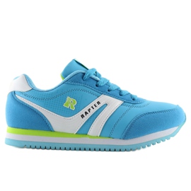 Scarpe stile running blu B686
