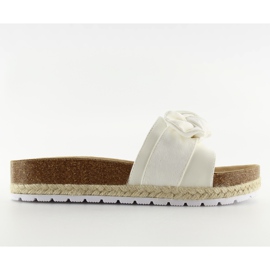 Ciabatte Esparyl bianche SK41 bianche bianca
