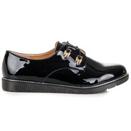 Best Shoes Scarpe basse laccate nero