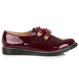 Best Shoes Scarpe basse laccate rosso