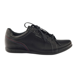 Riko Scarpe sportive in pelle maschile 776 nere nero