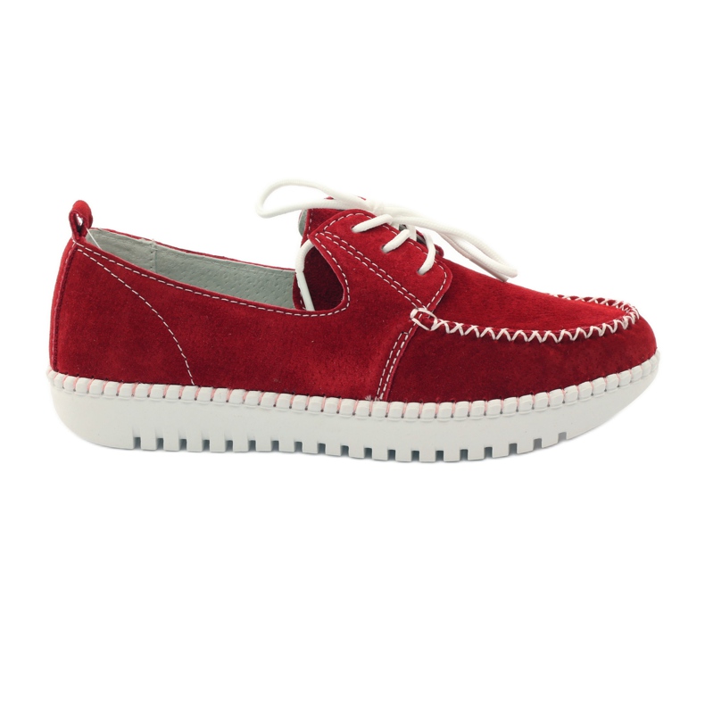 Creeper in pelle scamosciata Filippo DP020 / 18 RD rosso