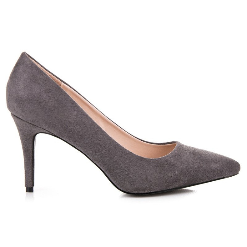 Milaya Tacchi in camoscio grigio
