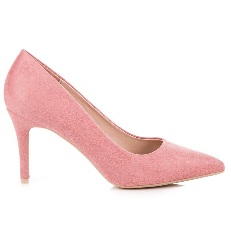 Milaya Tacchi in camoscio rosa