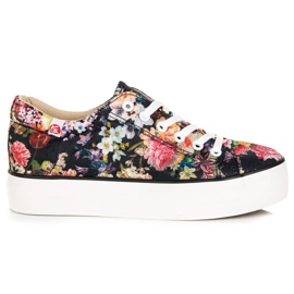 Yes Mile Sneakers Legate Con Fiori multicolore