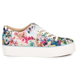 Yes Mile Sneakers Legate Con Fiori multicolore