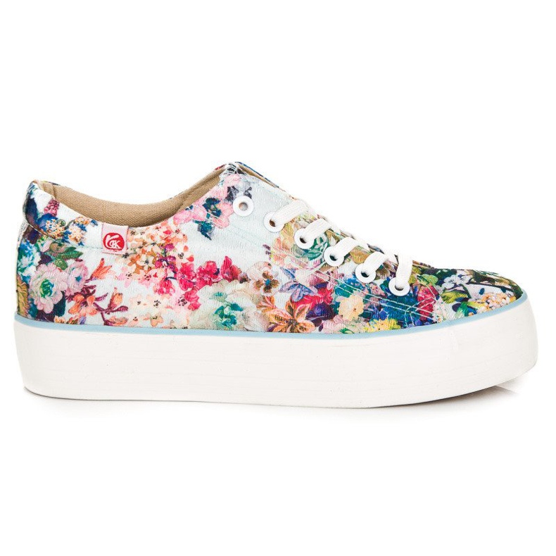 Yes Mile Sneakers Legate Con Fiori multicolore