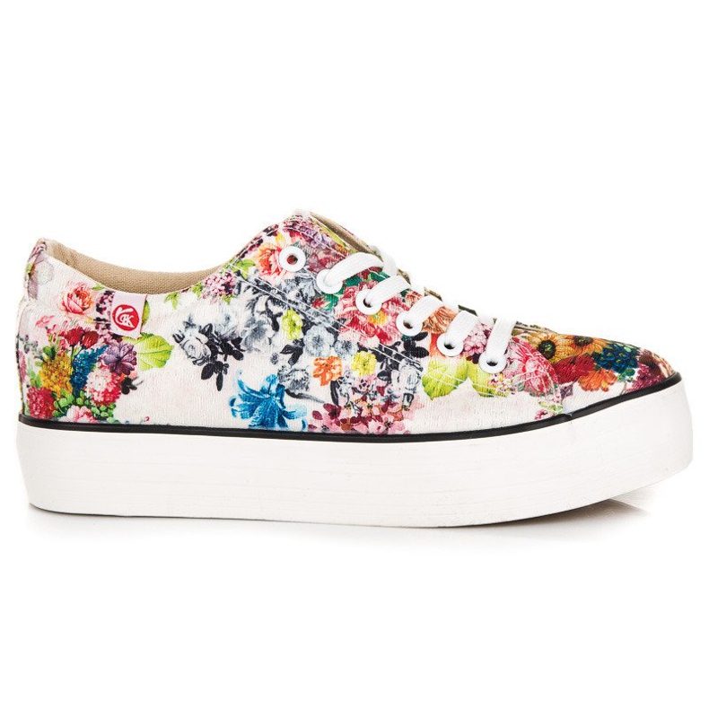 Yes Mile Sneakers Legate Con Fiori multicolore
