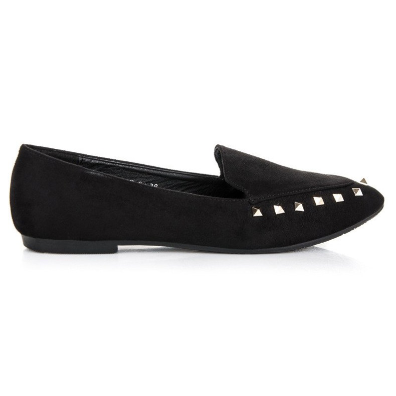 Scarpe slip-on con borchie nero