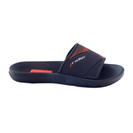 Ciabatte da piscina per il tempo libero Rider 82359 arancia blu navy