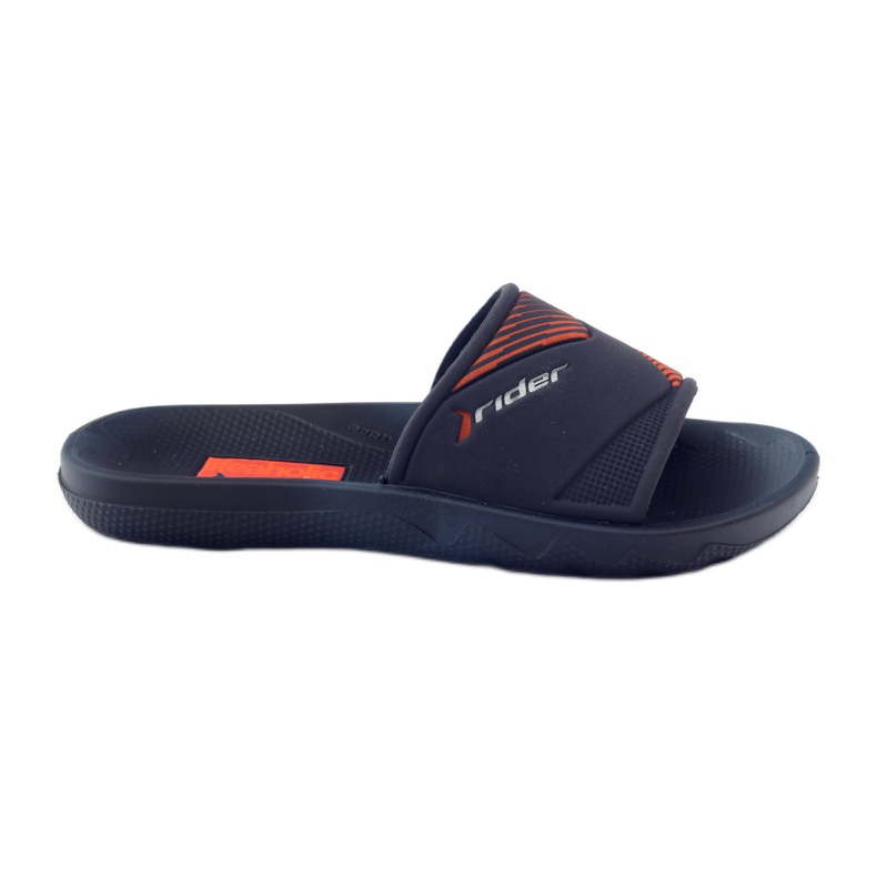 Ciabatte da piscina per il tempo libero Rider 82359 arancia blu navy