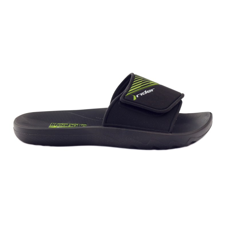 Ciabatte da piscina per il tempo libero Rider 82326 nero verde