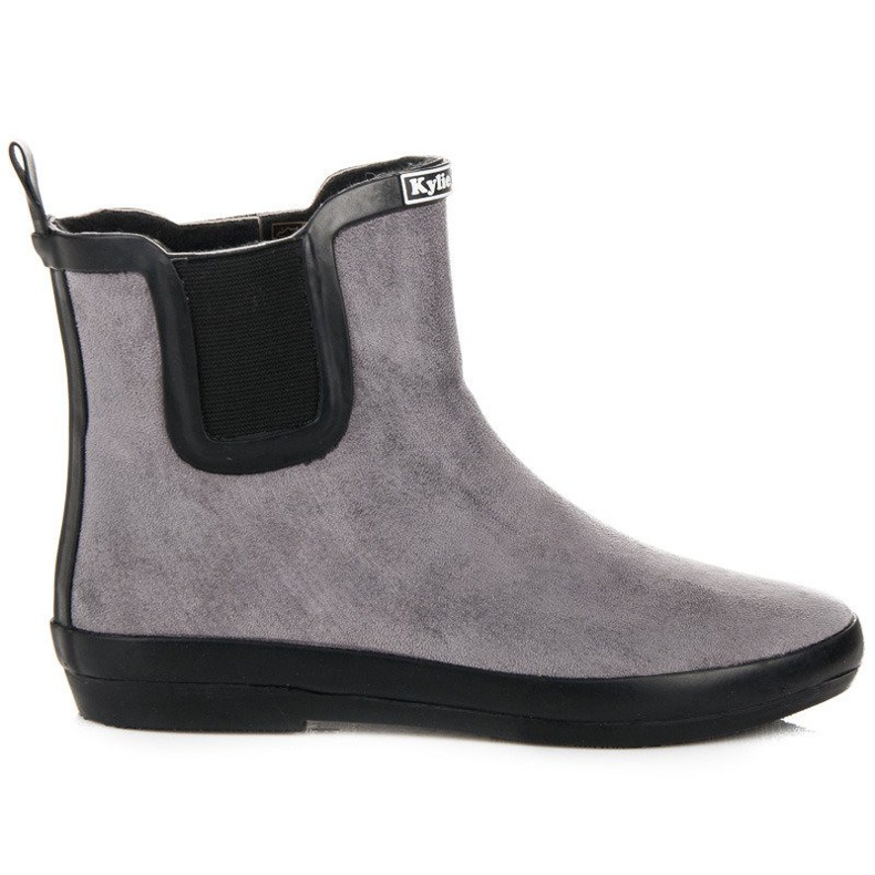Kylie Galosce scamosciate da donna nero grigio