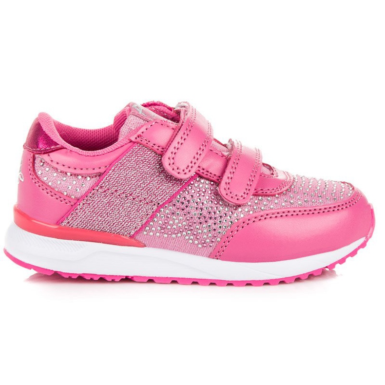 American Club Scarpe da ginnastica americane in velcro rosa