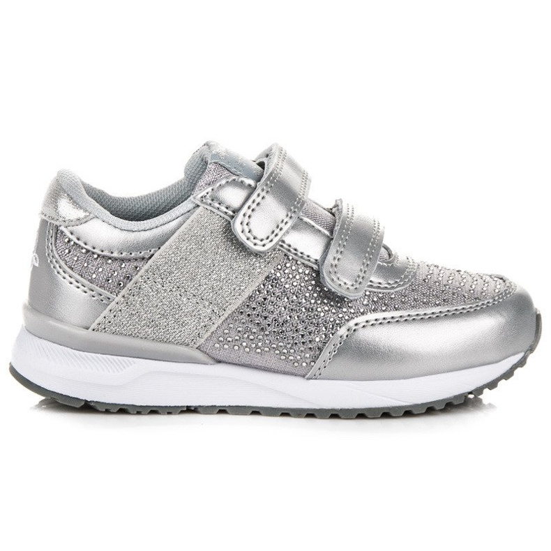American Club Scarpe da ginnastica americane in velcro grigio