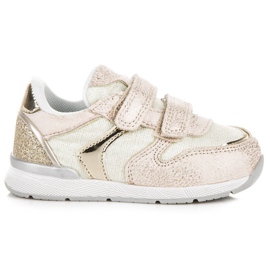 American Club Scarpe da ginnastica dorate americane d'oro