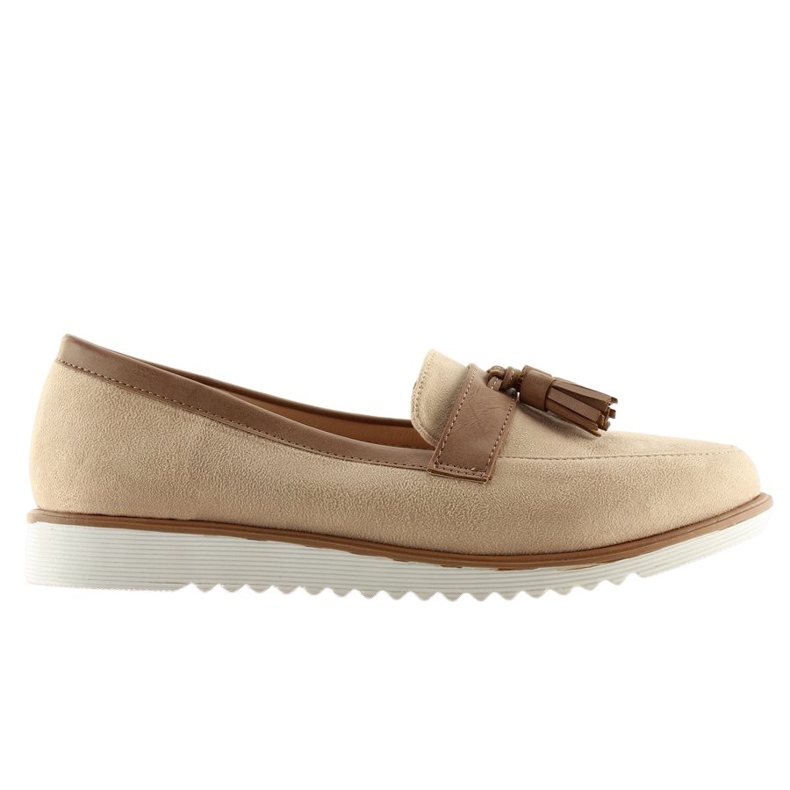 Mocassini da donna beige 9167 Beige