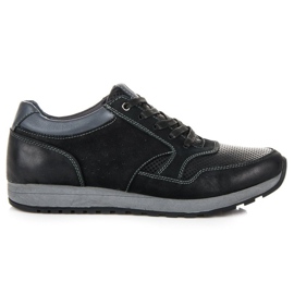 Calzature sportive in pelle new age nero