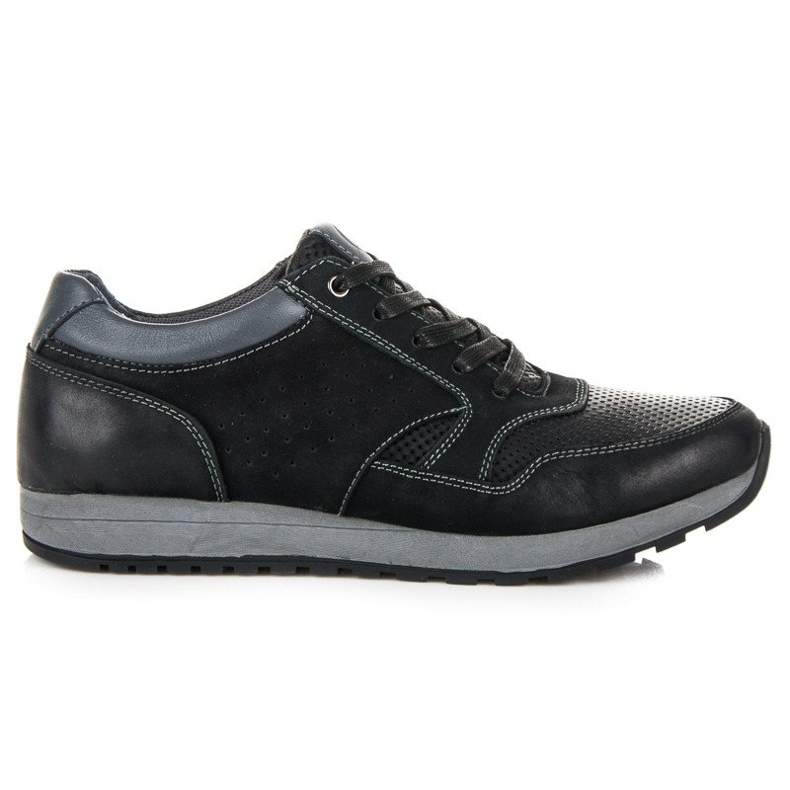 Calzature sportive in pelle new age nero