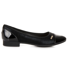 Ballerine nere con fantasia nero