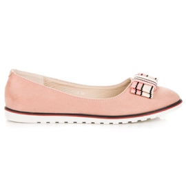 Ballerine in camoscio rosa