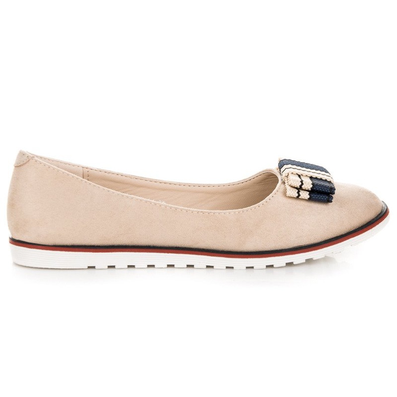 Ballerine in camoscio marrone