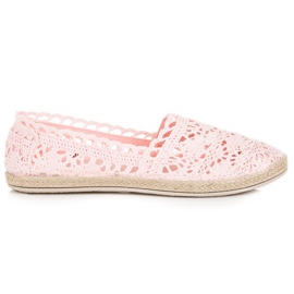 Seastar Espadrillas di pizzo rosa