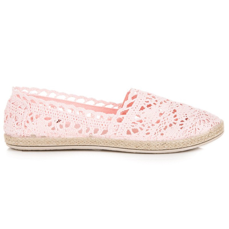 Seastar Espadrillas di pizzo rosa