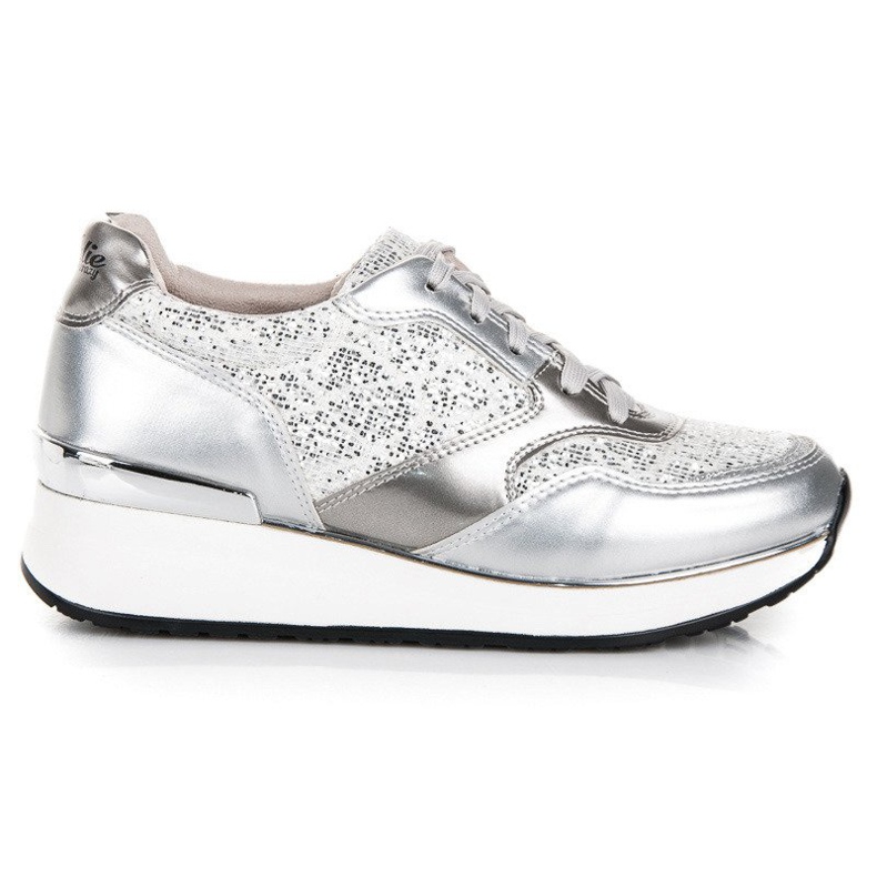 Kylie Scarpe Sportive Con Glitter grigio