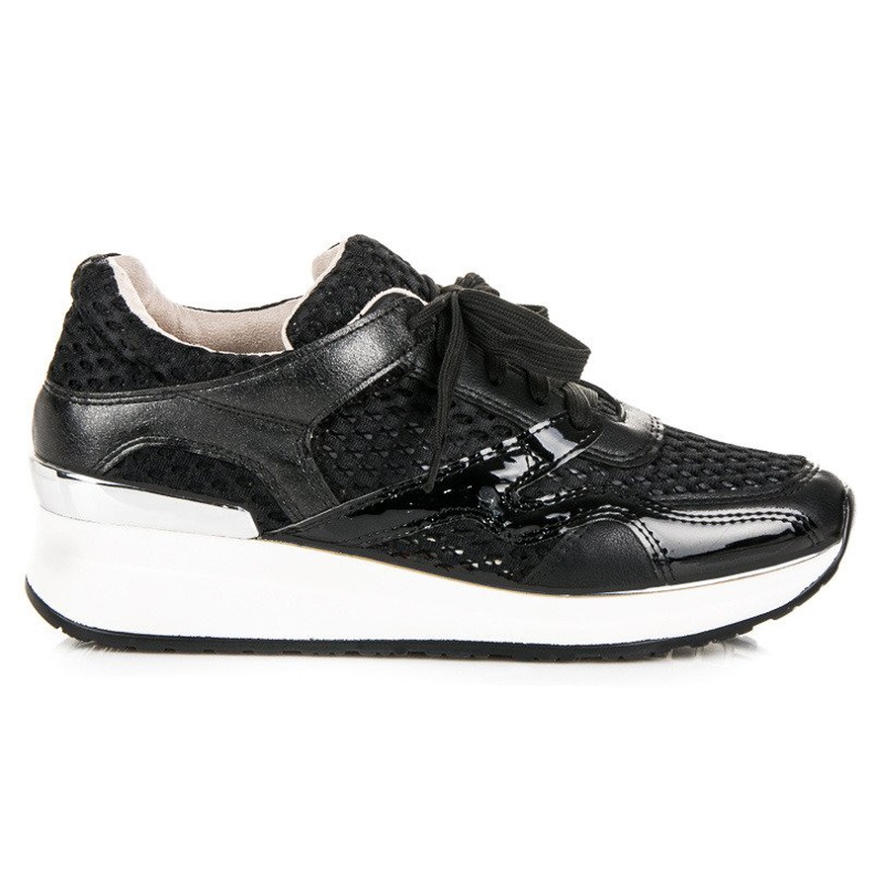 Kylie Sneakers Nere Con Rete nero