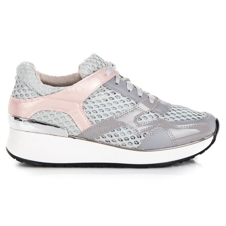 Kylie Sneakers Grigie Con Rete grigio