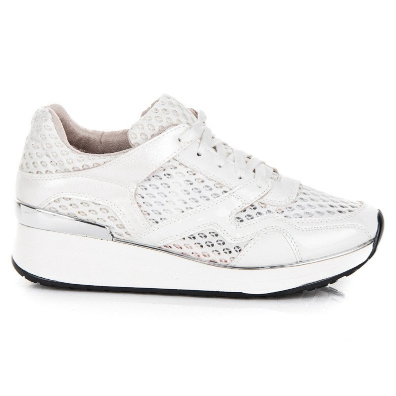 Kylie Sneakers Bianche Con Rete bianca