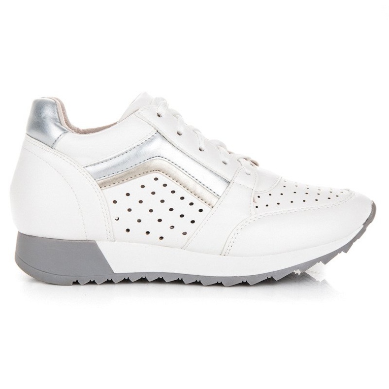 Kylie Sneakers alla moda sulla piattaforma bianca